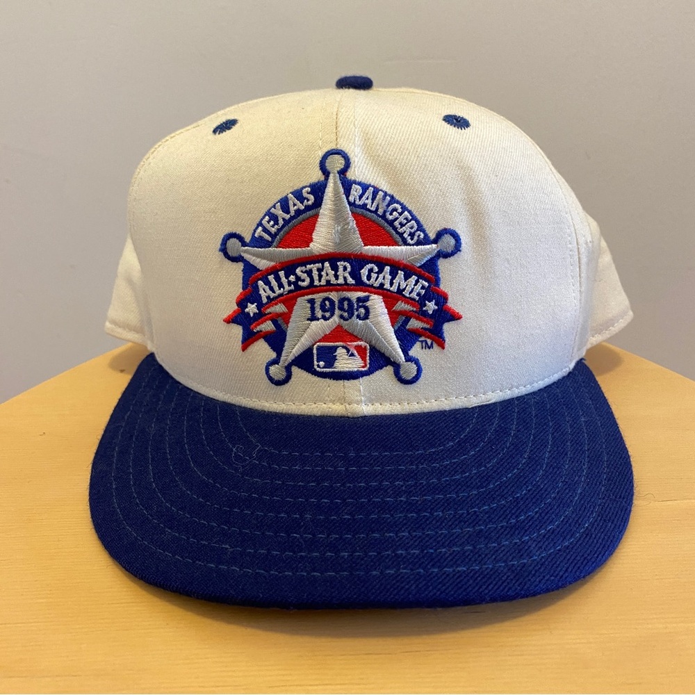 Vintage Texas Rangers 1995 All Star Game Hat 7 1/4 New Era Wool USA Pro 5950